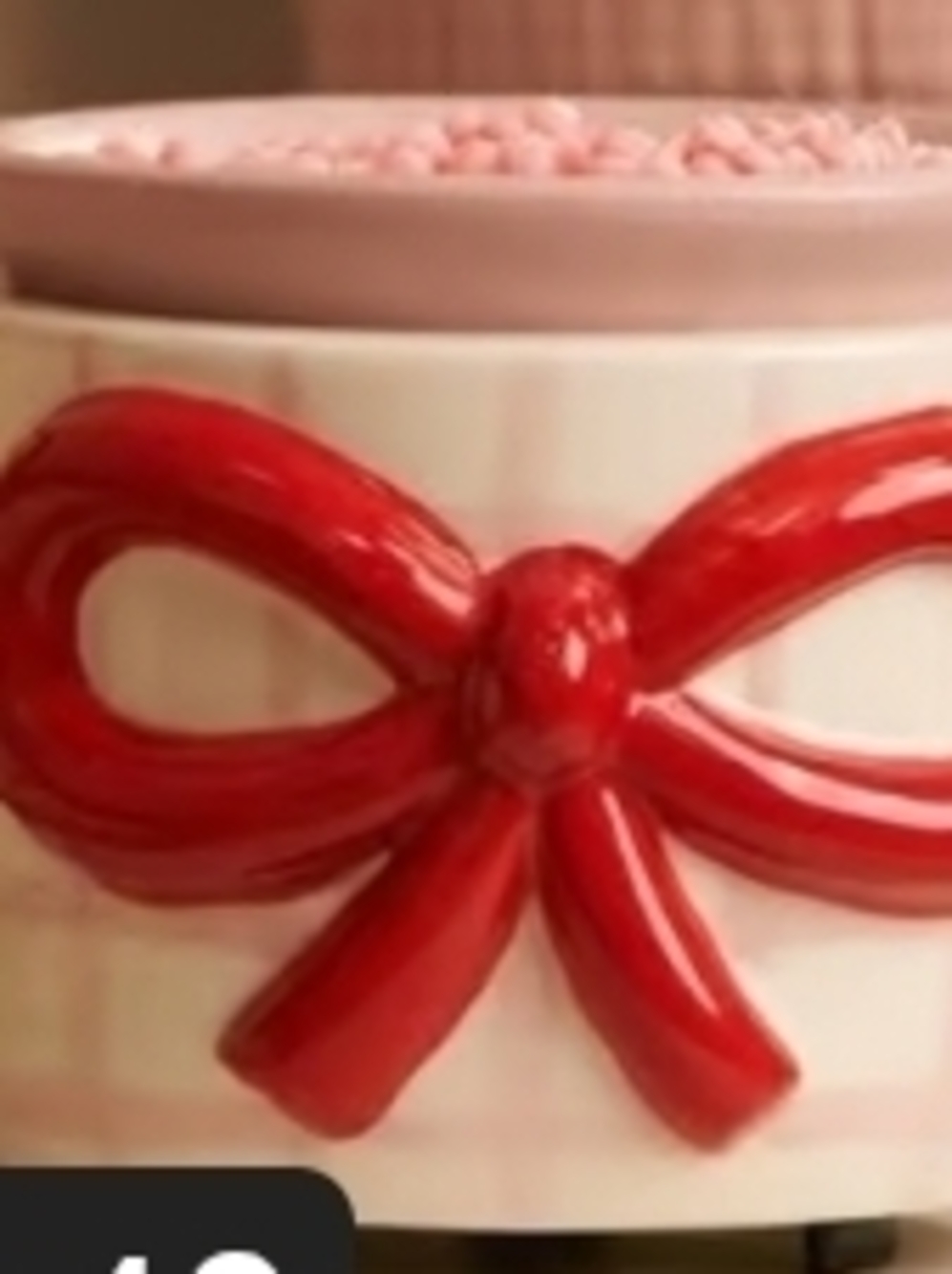 Pink Zebra Bow Simmer Pot